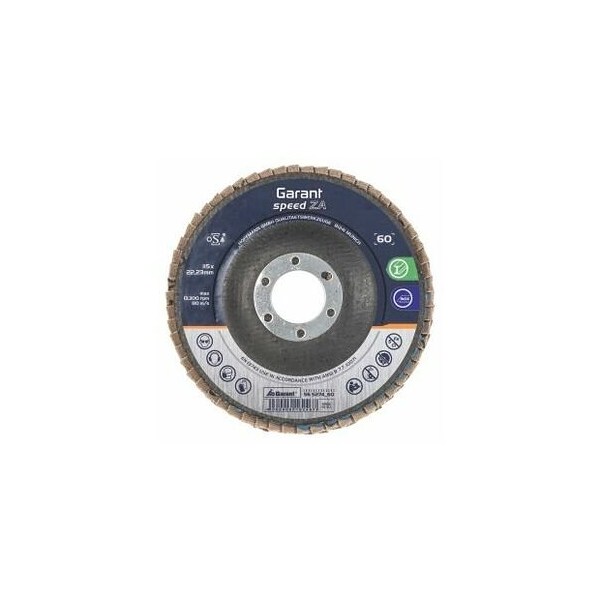 Garant Speed ZA Flap Disc, Dia: 115 mm, Grit: 60 565274 60 - main